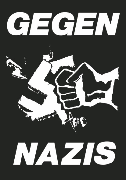 heartrock classic flag gegen nazis