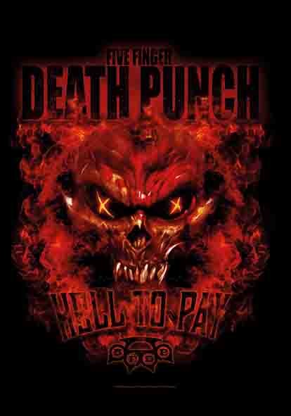 SALE FLAG 5 FINGER DEATH PUNCH - HELL TO PAY