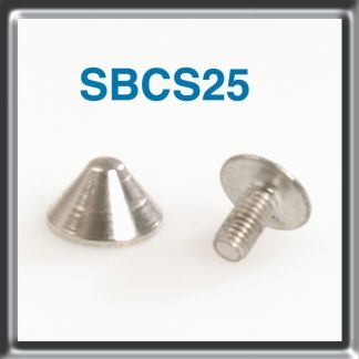 Solid Brass Stud nickel finishing packed in bags of 25 pieces complete with screws