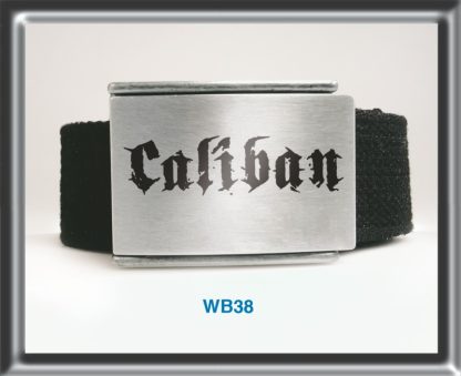 Belt | Polyester Belt - Enamelled Buckle Caliban